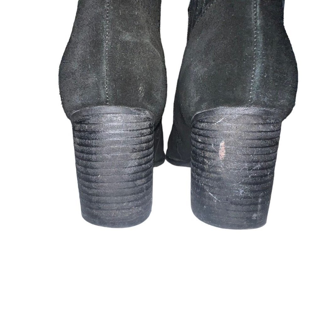 Blondo Sabina Black Suede Leather Waterproof Ankle‎ Booties Boots Size 10 Women - Picture 5 of 12
